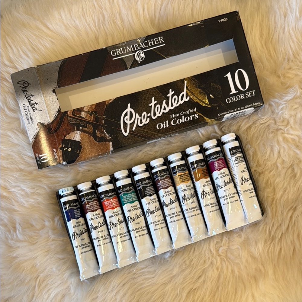 Grumbacher Pre-Tested Oil Colors 10-Set